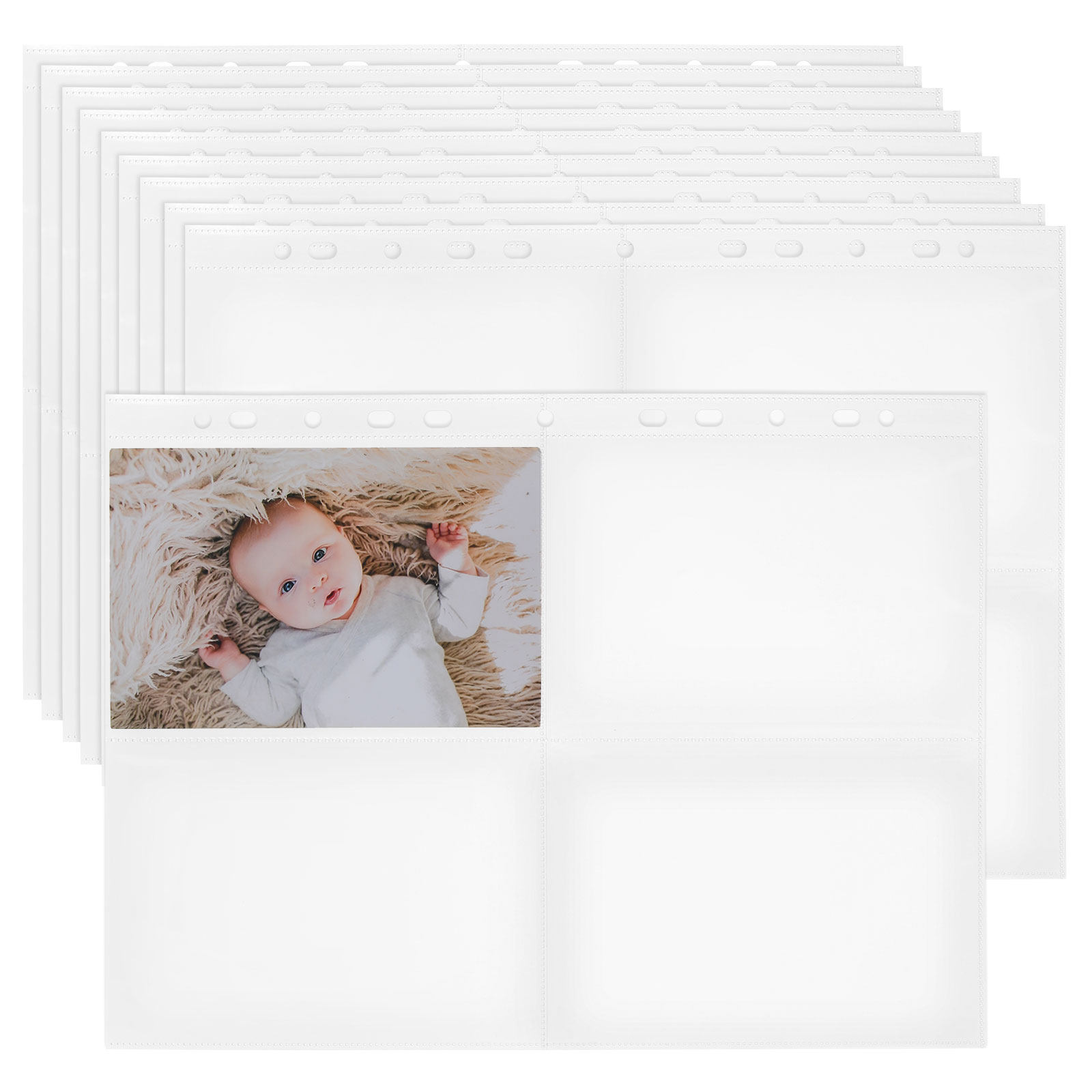 Trading Card Binder - 30 шт. прозрачных двусторонних защитных листов