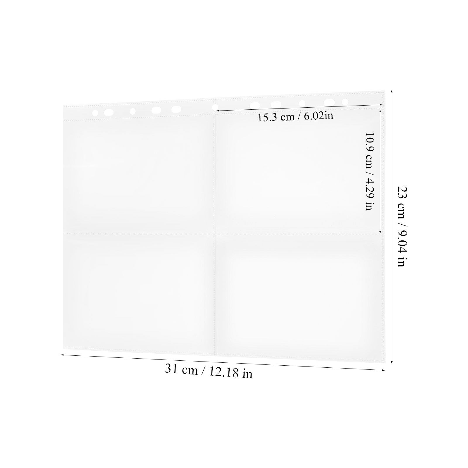 30 шт. прозрачных двусторонних – обзор и цена Trading Card Binder