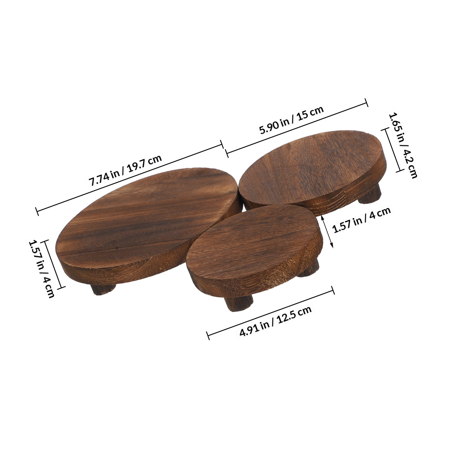 Набор из 3 деревянных подставо – обзор и цена Display Risers Set